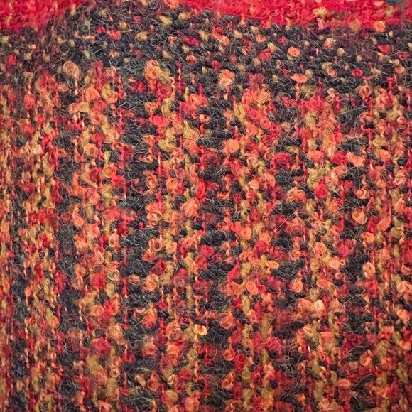 NWT Cornillon Multicolor Fringe Scarf Made In France - Picture 5 of 9